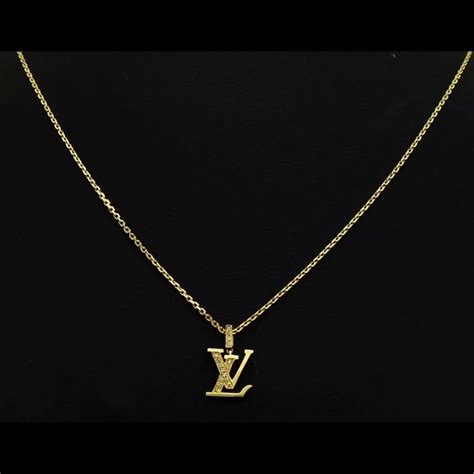 louis vuitton angel necklace|louis vuitton monogram necklace.